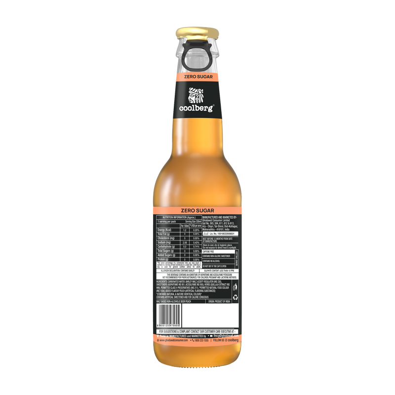 Coolberg Diet Peach Non Alcoholic Beer